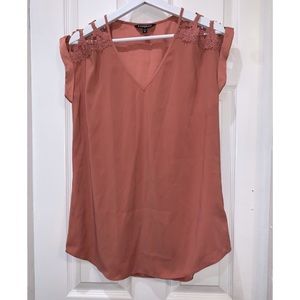 COPY - Express Satin Top Size S lace shoulder